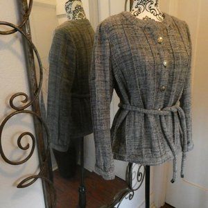 Armani Collezioni Belted Sweater